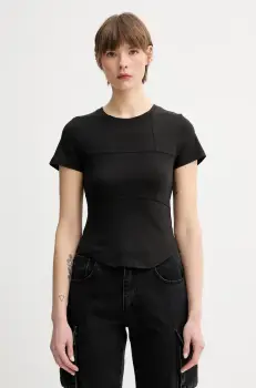 G-Star Raw tricou din bumbac culoarea negru, D26072-D601 imagine