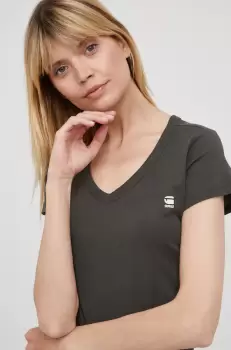 G-Star Raw tricou din bumbac culoarea verde imagine