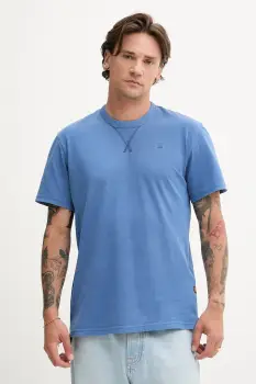 G-Star Raw tricou din bumbac culoarea verde, uni, D24449-2653 imagine