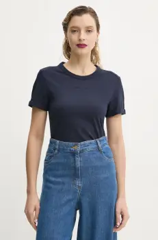 G-Star Raw tricou din bumbac femei, culoarea albastru marin, D26069-D975 imagine