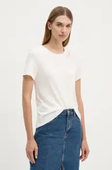 G-Star Raw tricou din bumbac femei, culoarea bej, D25053-A870 imagine