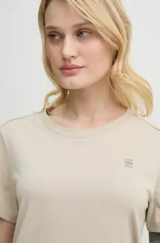 G-Star Raw tricou din bumbac femei, culoarea bej, D26062-336 imagine