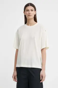 G-Star Raw tricou din bumbac femei, culoarea bej imagine