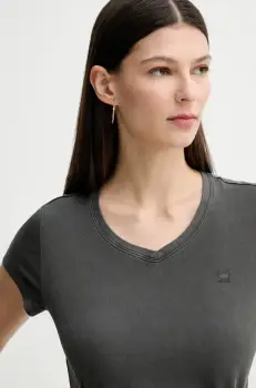 G-Star Raw tricou din bumbac femei, culoarea negru imagine