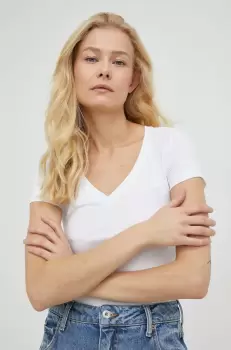 G-Star Raw tricou femei, culoarea alb imagine