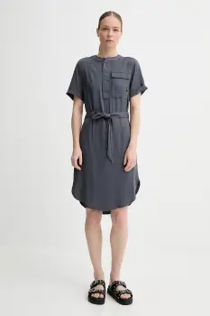 G-Star rochie culoarea gri, mini, drept, D26157-D573 imagine