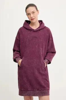 G-Star rochie din bumbac culoarea violet, mini, oversize, D27165.D969 imagine