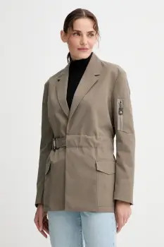 G-Star sacou culoarea verde, un singur rand de nasturi, uni, D26946.D909 imagine