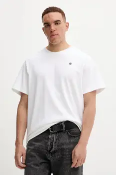 G-Star tricou din bumbac culoarea alb, cu imprimeu, D26839.C784 imagine