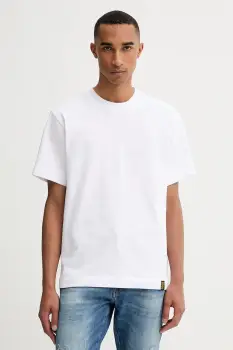 G-Star tricou din bumbac culoarea alb, uni, D27769.D709 imagine