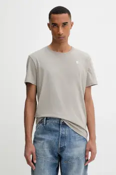 G-Star tricou din bumbac culoarea gri, cu imprimeu, D24449-336 imagine