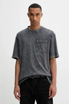 G-Star tricou din bumbac culoarea gri, cu imprimeu, D26825.C756 imagine