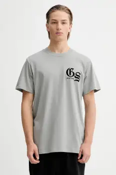 G-Star tricou din bumbac culoarea gri, cu imprimeu, D26868-C336 imagine