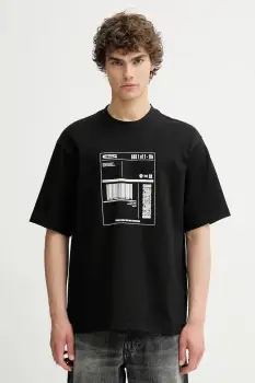 G-Star tricou din bumbac culoarea negru, cu imprimeu, D26052-D959 imagine