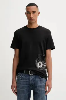 G-Star tricou din bumbac culoarea negru, cu imprimeu, D26819.D976 imagine