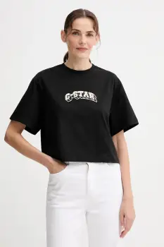 G-Star tricou din bumbac culoarea negru, D26921.C336 imagine