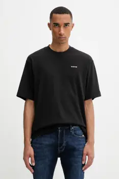 G-Star tricou din bumbac culoarea negru, uni, D26817.D593 imagine