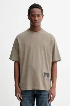 G-Star tricou din bumbac culoarea verde, cu imprimeu, D26855-C336 imagine