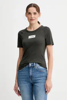 G-Star tricou din bumbac culoarea verde, D27741.D961 imagine