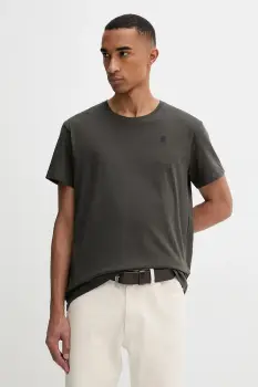 G-Star tricou din bumbac culoarea verde, uni, D16411.336 imagine