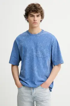 G-Star tricou din bumbac culoarea violet, uni, D26031-C756 imagine