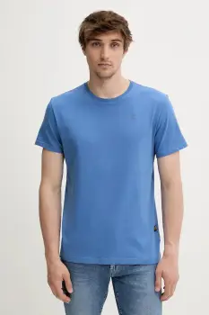 G-Star tricou din bumbac uni, D16411-336 imagine