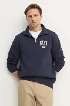 Gant bluza barbati, culoarea bleumarin, cu imprimeu, 2044010 imagine