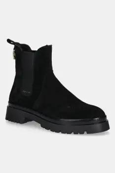 Gant botine din piele intoarsa Aligrey culoarea negru, cu platforma, 31553157 imagine