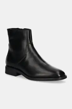 Gant cizme de piele Fayy femei, culoarea negru, cu toc plat, 29541773 G00 imagine