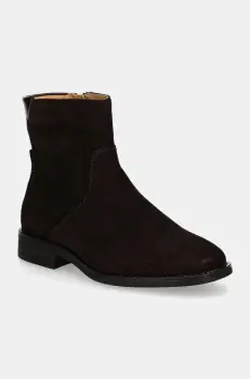 Gant cizme din piele intoarsa Fayy femei, culoarea maro, cu toc plat, 29543798 G399 imagine