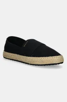 Gant espadrile Raffiaville culoarea negru, 30568943.G00 imagine
