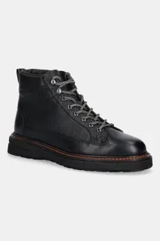 Gant ghete de piele Hillprep culoarea negru, 31641070 imagine