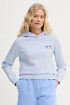 Gant hanorac cu gluga pentru femei, din bumbac imagine