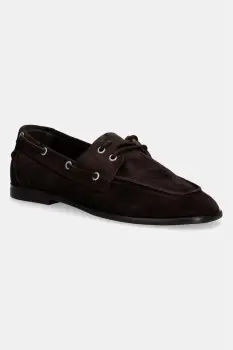 Gant mocasini de dama din piele intoarsa Gimble imagine