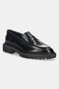 Gant mocasini de piele Ivyhill culoarea negru, cu toc plat, 31531117 imagine