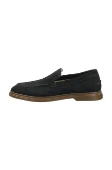 Gant mocasini din piele intoarsa Boery barbati, culoarea albastru marin, 30673849.G69 imagine