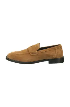 Gant mocasini din piele intoarsa Lozham barbati, culoarea maro, 30673926.G45 imagine