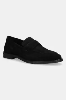 Gant mocasini din piele intoarsa Lozham culoarea negru, 31673115 imagine