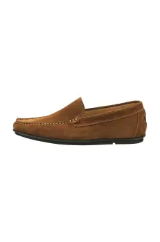 Gant mocasini din piele intoarsa Wilmon barbati, culoarea maro, 30633914.G45 imagine