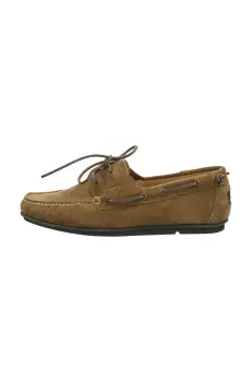 Gant mocasini din piele intoarsa Wilmon barbati, culoarea maro, 30633915.G771 imagine