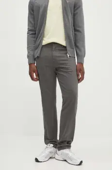 Gant pantaloni barbati, culoarea gri, drept, 1505231 imagine