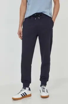 Gant pantaloni de trening culoarea albastru marin, melanj imagine