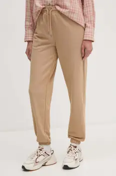 Gant pantaloni de trening culoarea bej, melanj imagine