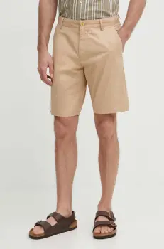 Gant pantaloni scurti din bumbac culoarea bej imagine