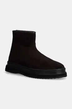 Gant pantofi de piele intoarsa Blistown barbati, culoarea maro, 29643734 G399 imagine