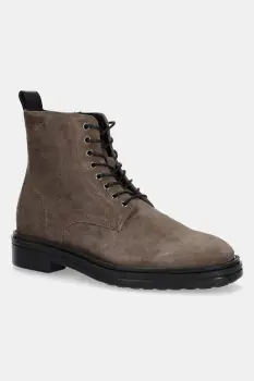 Gant pantofi de piele intoarsa Boggar culoarea maro, 31643135 imagine