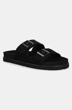 Gant papuci din piele Fairfo culoarea negru, 30631863.G00 imagine