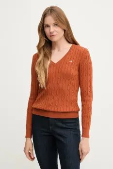Gant pulover culoarea albastru marin, light imagine