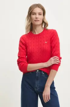 Gant pulover femei, culoarea alb, light, 4800100 imagine