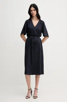 Gant rochie culoarea bleumarin, mini, evazati, 4503395 imagine